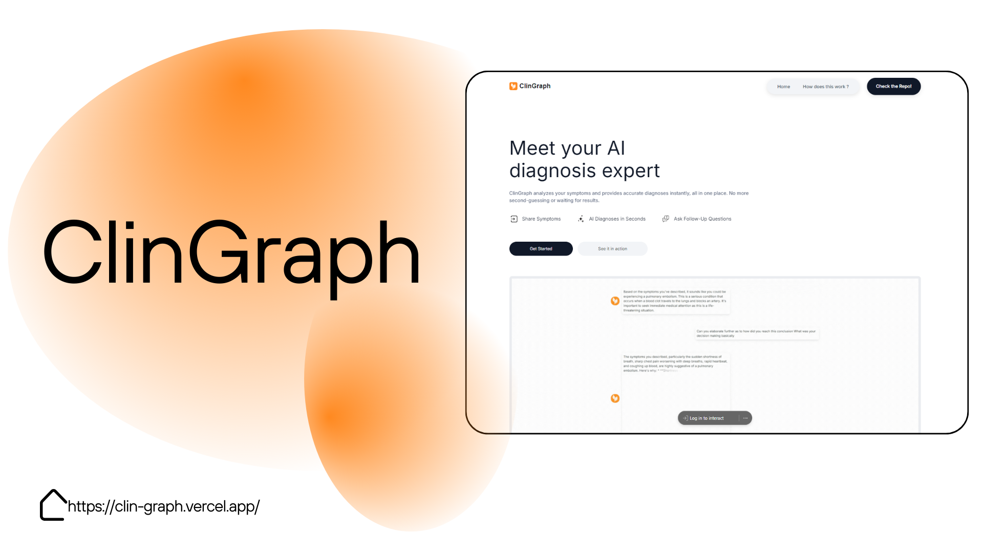 Cover Image for ClinGraph - AI Medical Diagnosis